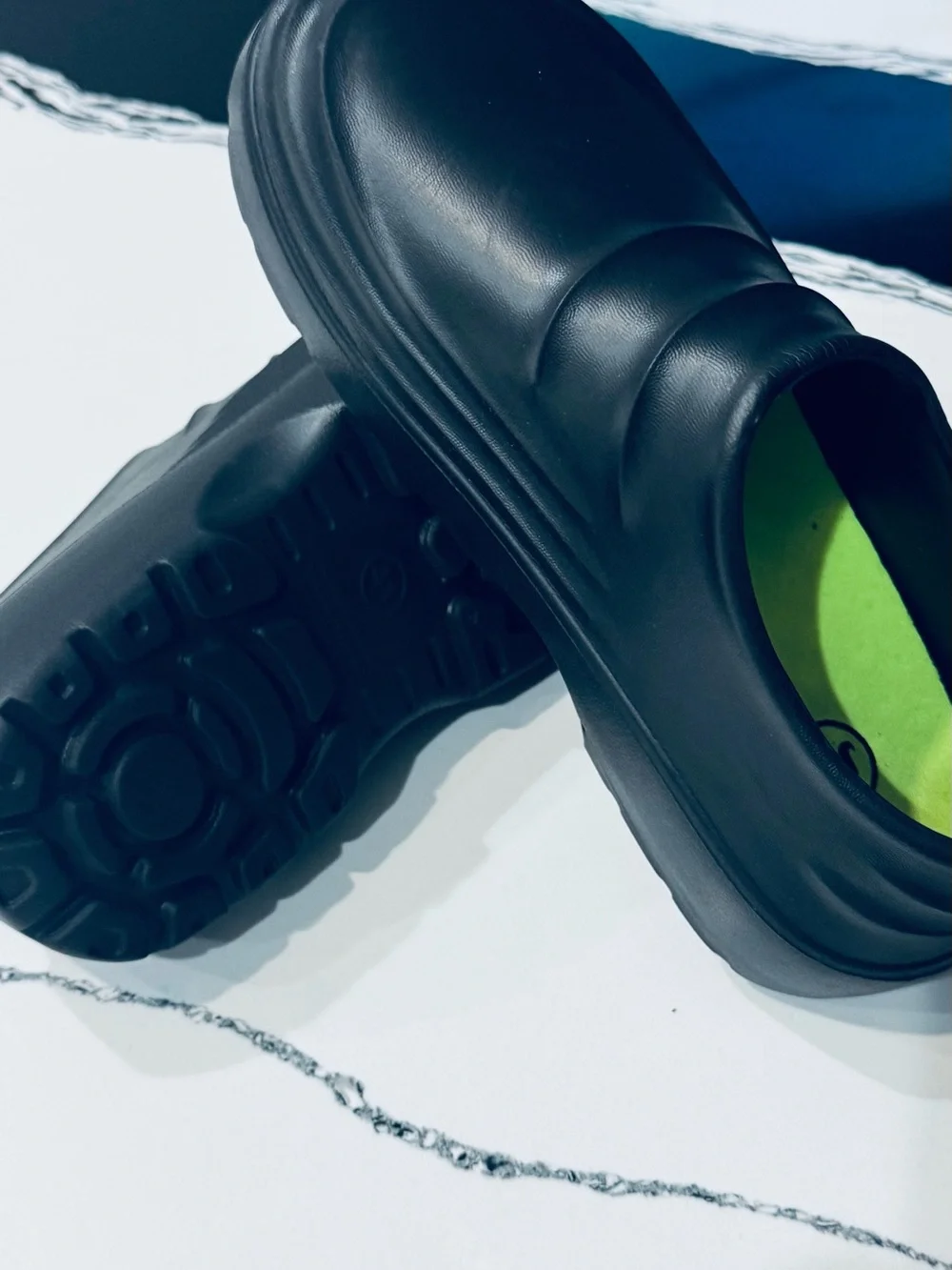 Men's Black Slip-On Comfort Shoes